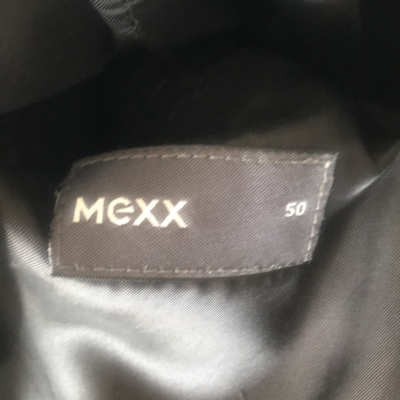 Men’s Black Premium Wool Winter Coat - Mexx Size Medium - Picture 6 of 6